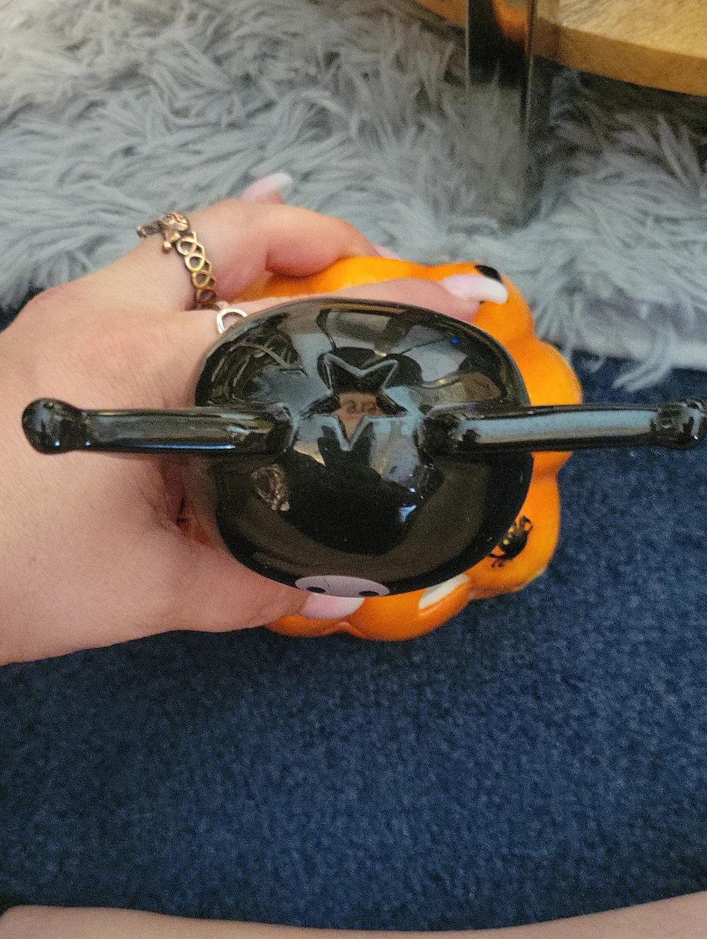 Blue Sky Kuromi Pumpkin Tealight Holder